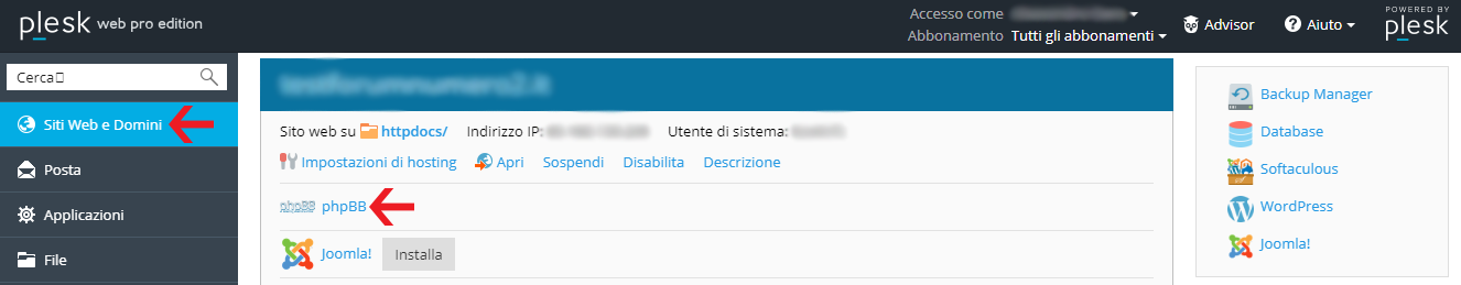 Come configurare phpbb in italiano